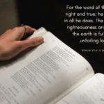 Psalm 33-4-5, Psalm 33:4-5 meaning, Psalm 33:4-5 explanation, Bible verse meaning, Daily Bible verses, Christian encouragement, Apply Bible verses in life, Prayer based on Psalm 33:4-5, Simple Bible teachings,